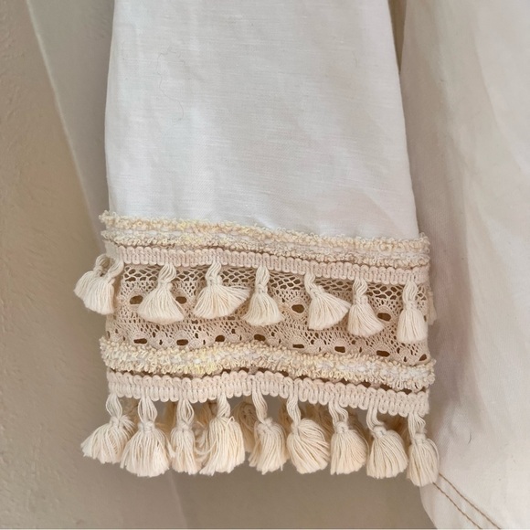 Chicos white with crochet cuffs jacket - Picture 5 of 9